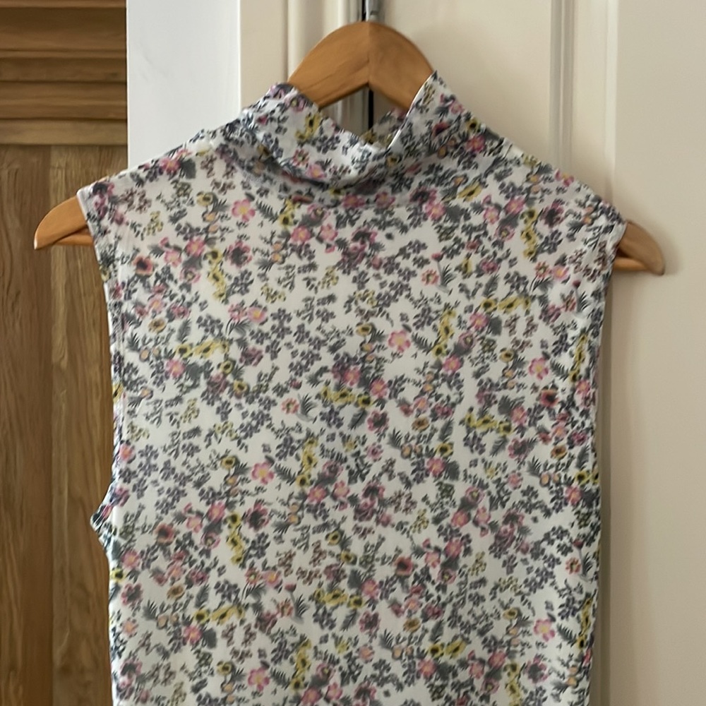 AFRM NWT maci mock neck floral cut out dress - Picture 9 of 16